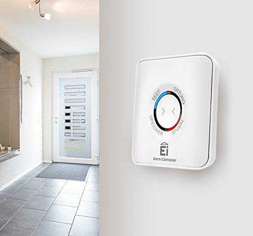 Ei Electronics Ei450 Alarm-Controller, Fernbedienung für funkvernetzte Rauch-, Hitze- und Kohlenmonoxidmelder, Warnmelder-Zubehör mit Batterie für 10 Jahre, weiß Mesch Shop