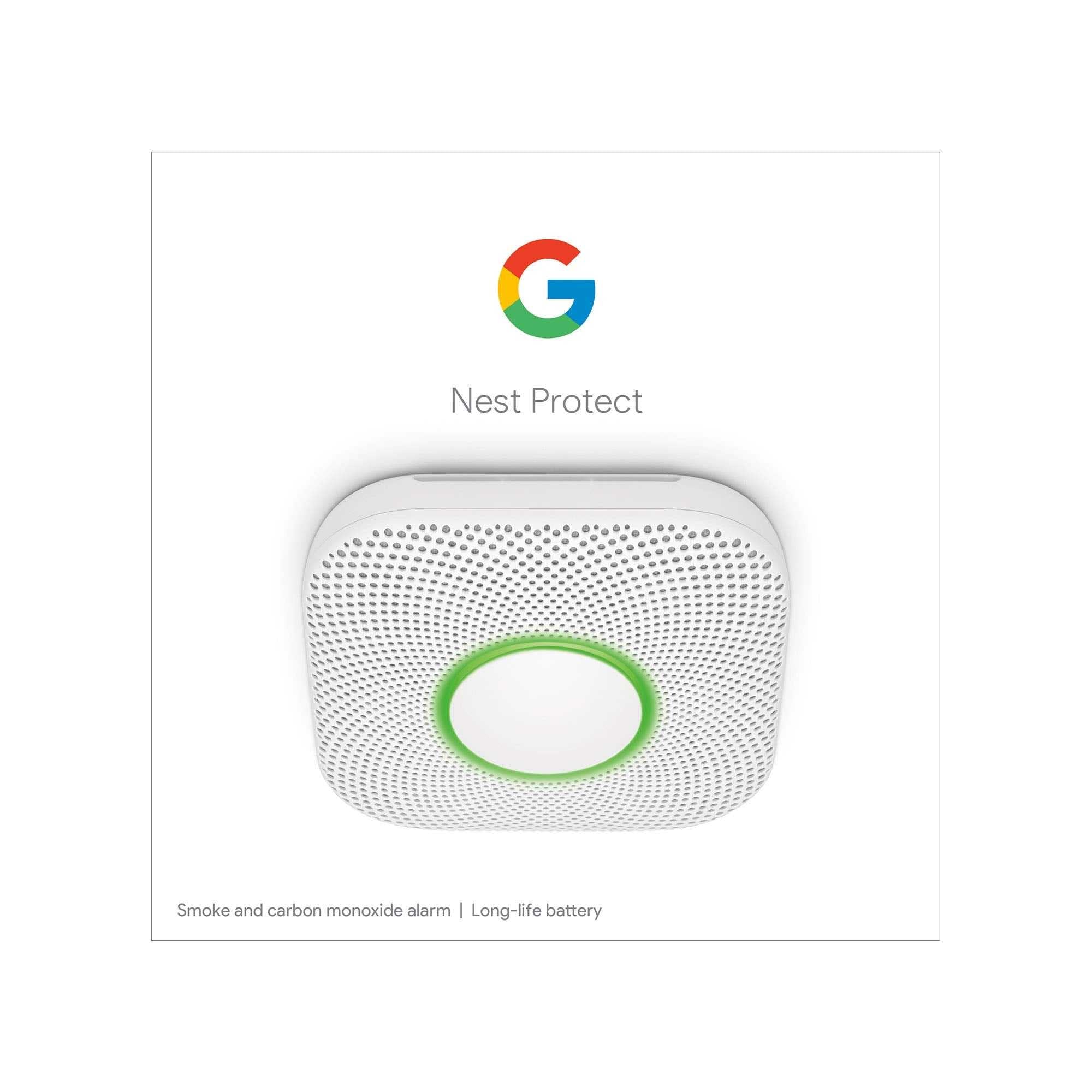 Google Nest Protect Rauch- und Kohlenmonoxidmelder, 2. Generation Mesch Shop