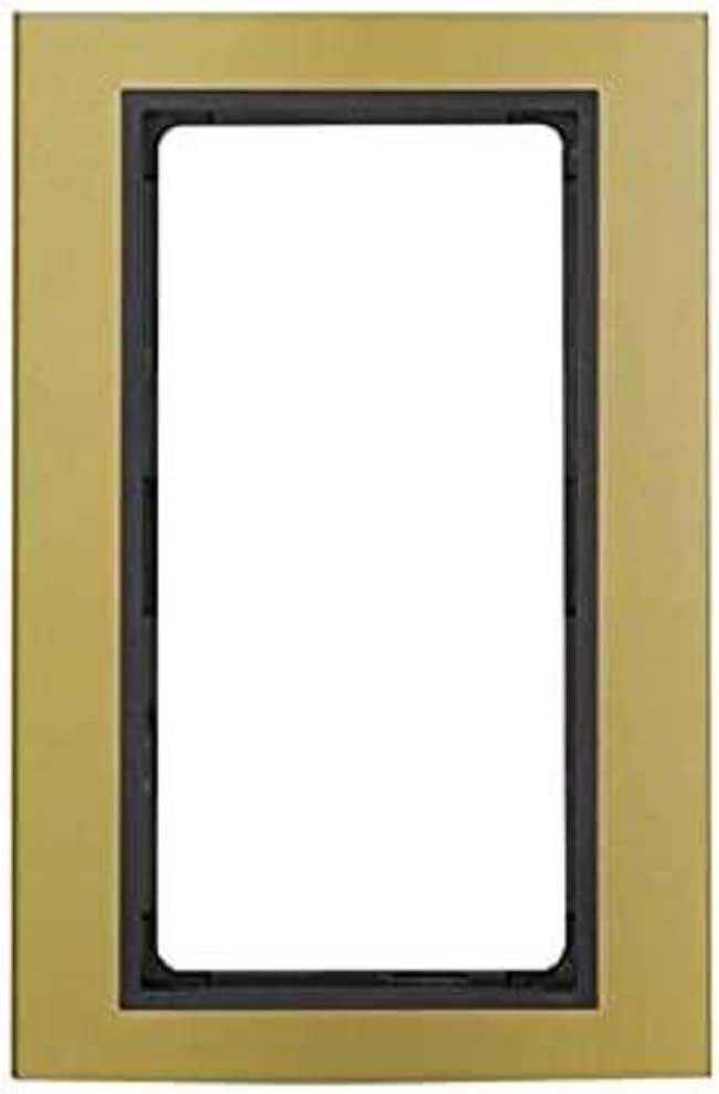 Berker 13093016 Rahmen mit großem Ausschnitt B.3 Alu, gold/anthrazit Mesch Shop