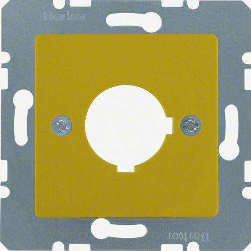 Berker 143207 Zentralplatte für Melde- und Befehlsgerät Ø 22,5 mm gelb, glänzend Mesch Shop