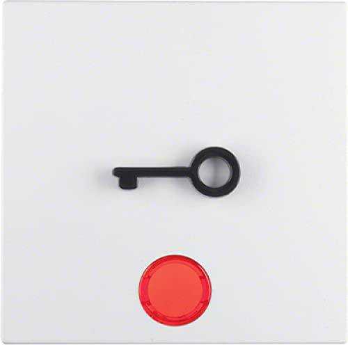 Berker 16511969 Wippe mit roter Linse und abtastbarem Symbol Tür S.1/B.3/B.7 polarweiß, matt Mesch Shop