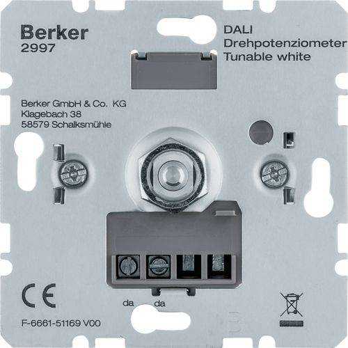 Berker 2997 DALI Drehpotenziometer Tunable white, Softrastung, Lichtsteuerung Mesch Shop