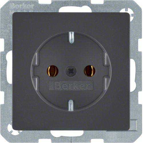 Berker 41436086 Steckdose SCHUKO Q.1/Q.3 anthrazit, samt Mesch Shop