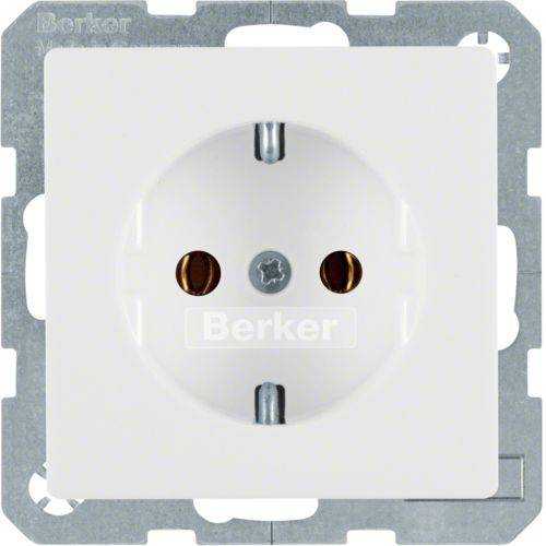 Berker 47436089 Steckdose SCHUKO Q.1/Q.3 polarweiß, samt Mesch Shop