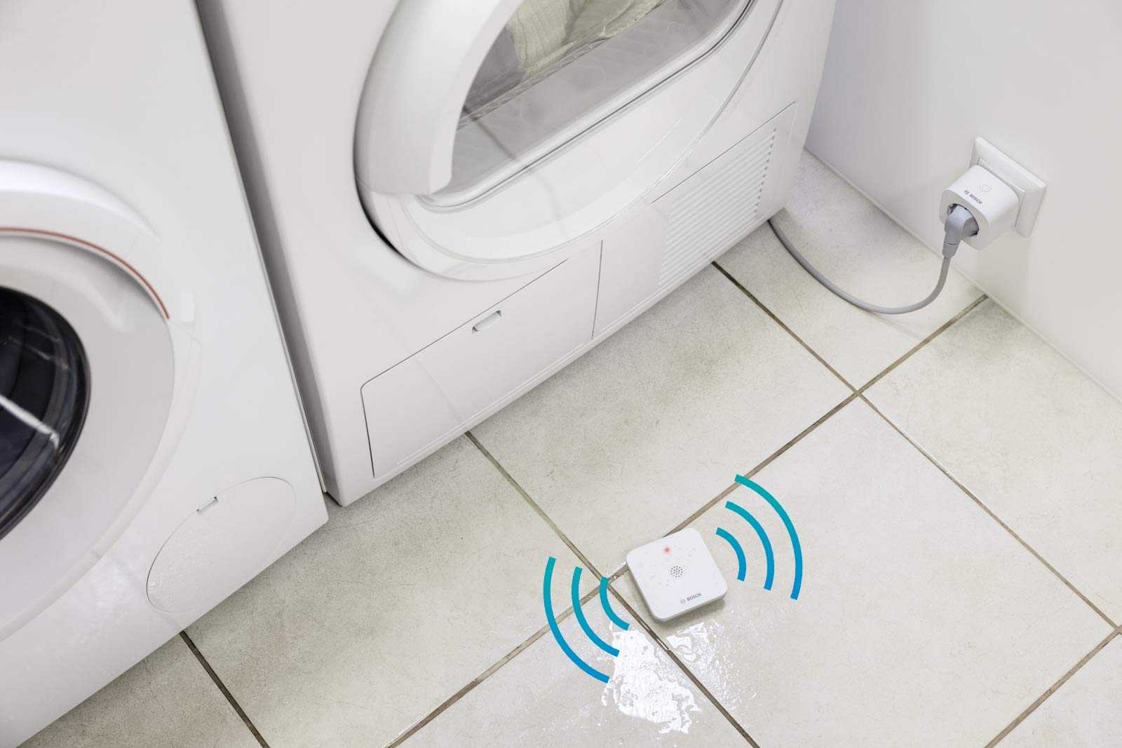 Bosch Smart Home Wassermelder mit Notrufschnellwahl in der App Mesch Shop