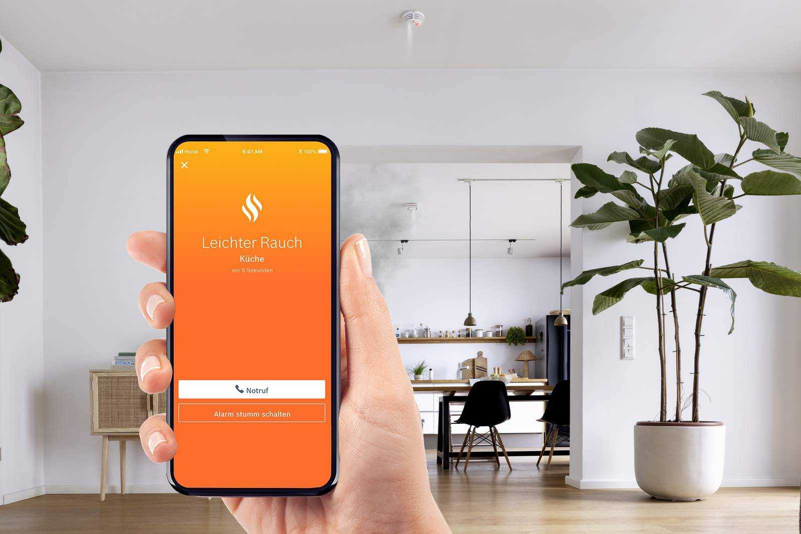 Bosch Twinguard Rauchwarnmelder – Doppelte Sicherheit für Ihr Zuhause mit App-Funktion, kompatibel mit Apple Homekit Mesch Shop