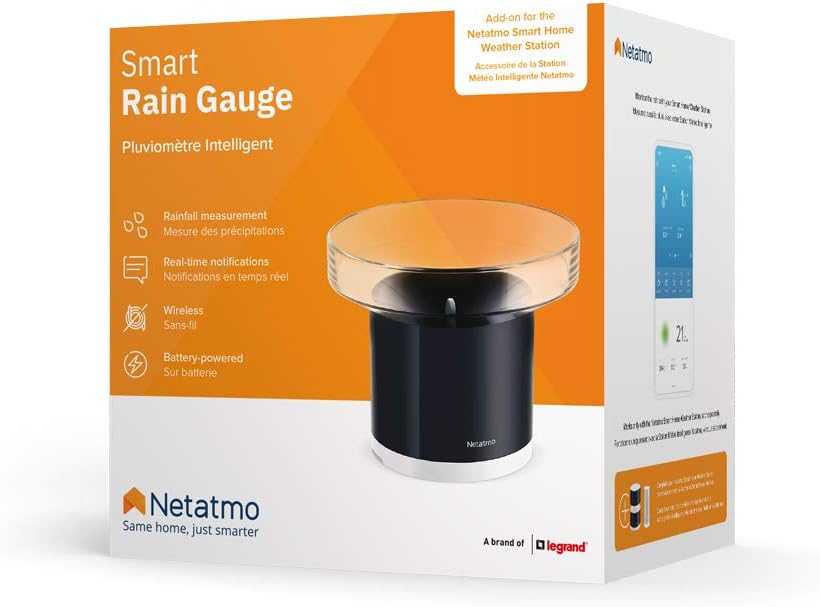 Netatmo - Smarter Regenmesser für Wetterstation Mesch Shop