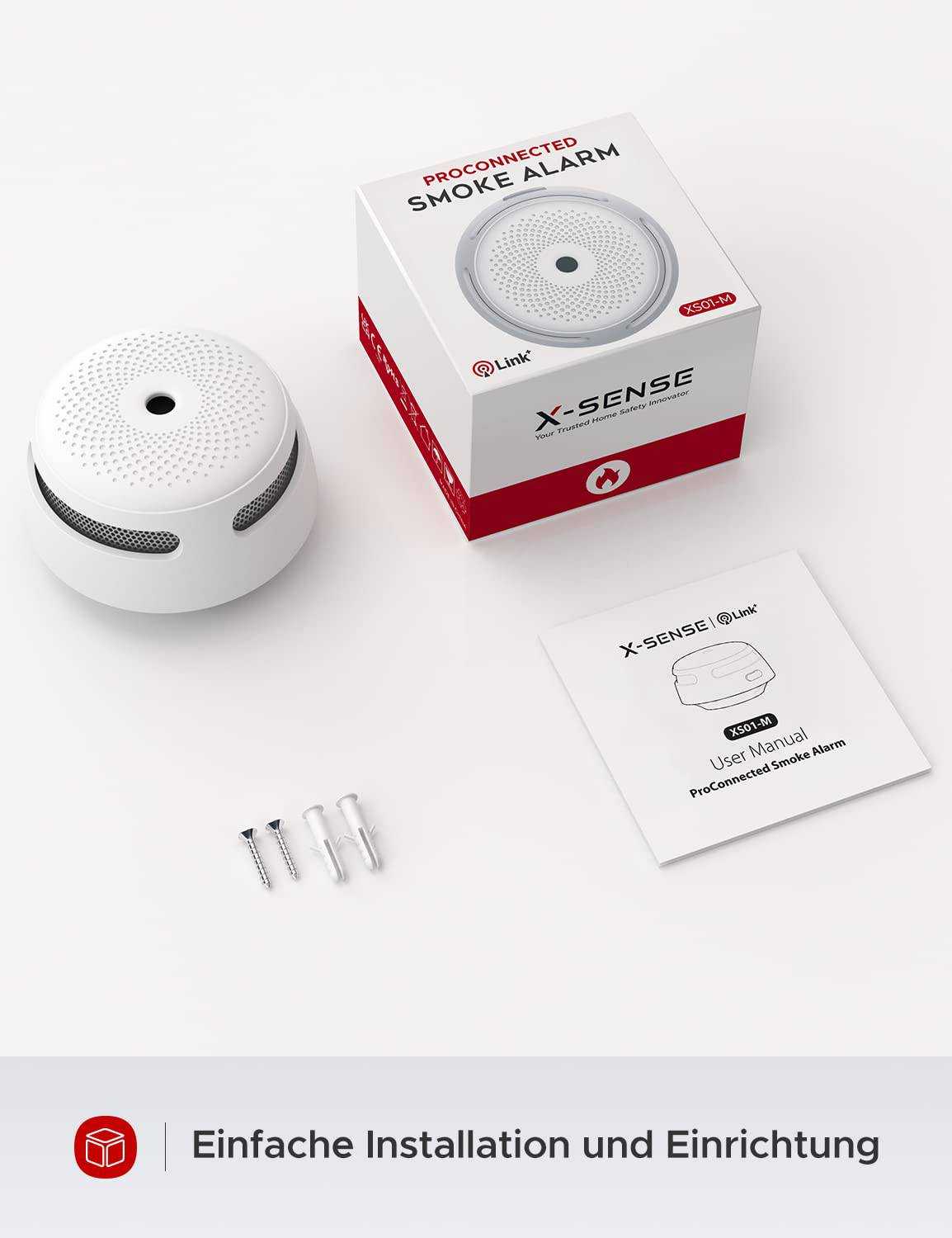X-Sense XS01-M Mini Feuermelder - Kompakter Schutz vor Rauch und Feuer Mesch Shop